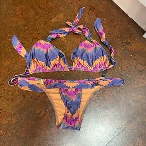 VIX BIA TUBE Tie-Dye Bikini Set